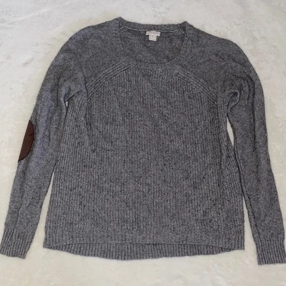 Crew Sweaters J Crew Elbow Patch Sweater Poshmark